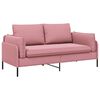 vidaXL 2-personers sofa 2-personers Lyser&oslash;d 188 x 81 x 89 cm Fl&oslash;jl