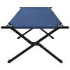 vidaXL Foldende Camping Seng 2 pcs Bl&aring; 210 x 80 x 46 cm Oxford stof