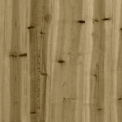 vidaXL plantebord med hylder 82,5x50x109,5 cm imprægneret fyrretræ