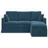 vidaXL Sofa Bl&aring; Samlede dimensioner: 178 x 134 x 80 cm (B x D x H)