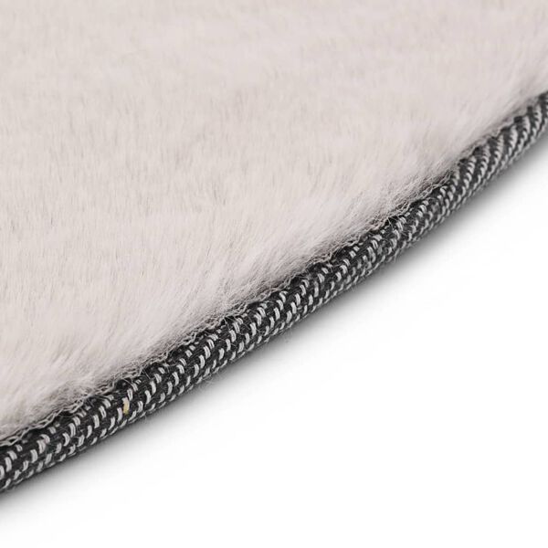 vidaXL gulvt&aelig;ppe 80 cm kunstig kaninpels gr&aring;