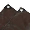 vidaXL Tarpaulin 650g / m² Brun 3,5 x 5 m Lærred med PVC-belægning
