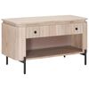 vidaXL Sko b&aelig;nk 85 x 37 x 48 cm Massivt Mango Tr&aelig; og Ingeni&oslash;rtr&aelig;