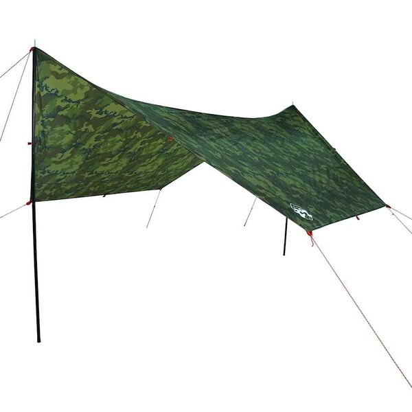 vidaXL tarp 438x376x212 cm vandtæt camouflage