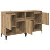 vidaXL Sideboards 2 pcs Artisan Egetr&aelig; 60 x 35 x 70 cm Konstrueret tr&aelig;