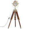 vidaXL gulvlampe med trefod 69 cm massivt mangotræ