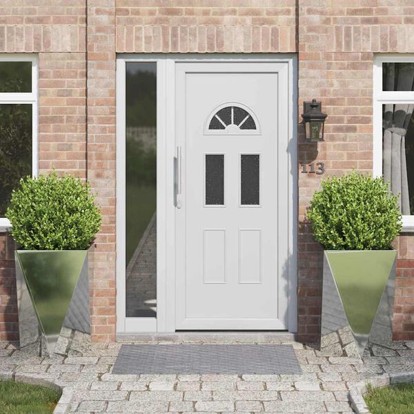 vidaXL Plantekasse 2 pcs S&oslash;lv 50 x 50 x 75 cm Galvaniseret st&aring;l