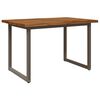 vidaXL Dining table med live edge 90 x 55 x 75 cm Massivt Akacietr&aelig;