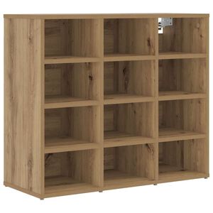 vidaXL Sko skab 77,5 x 30 x 67 cm Konstrueret tr&aelig; Artisan-eg