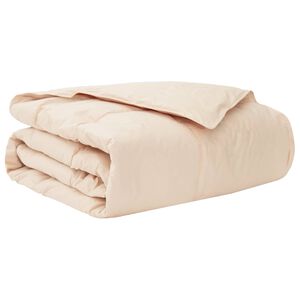 vidaXL Sommer dyne Beige 135 x 200 cm 100% Naturlig Kapok