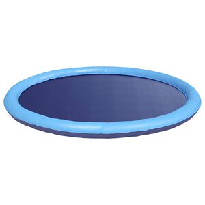 vidaXL Splash Pad til b&oslash;rn og hunde Bl&aring; &Oslash;150 x 10 cm PVC