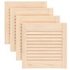 vidaXL skabsl&aring;ger 4 stk. 39,5x39,4 cm lameldesign massivt fyrretr&aelig;