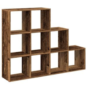 vidaXL bogreol/rumdeler 137,5x29x103,5 cm konstrueret tr&aelig; antikt tr&aelig;