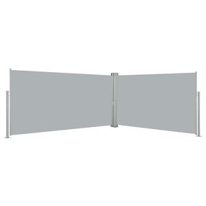 vidaXL sammenrullelig l&aelig;sk&aelig;rm 160x600 cm gr&aring;