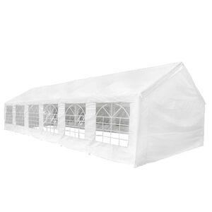 vidaXL festtelt 12 x 6 m hvidt