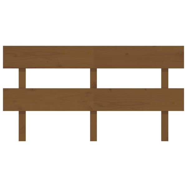 vidaXL sengeg&aelig;rde 164x3x81 cm massivt fyrretr&aelig; gyldenbrun