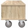 vidaXL TV-bord Sonoma eg 100 x 35 x 35 cm Konstrueret tr&aelig;