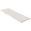 vidaXL hynde til liggestol 200x50x4 cm stof meleret cremefarvet