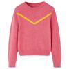 Sweater til b&oslash;rn str. 140 strikket pink