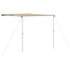 vidaXL markise til campingvogne 2,4x3x2,15 m beige