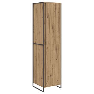 vidaXL Warderobe 2 pcs Artisan eg 50 x 50 x 200 cm Konstrueret tr&aelig;