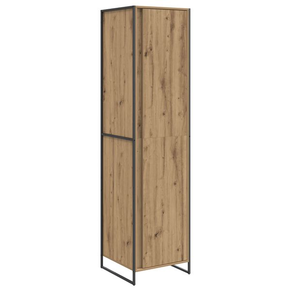 vidaXL Warderobe 2 pcs Artisan eg 50 x 50 x 200 cm Konstrueret tr&aelig;