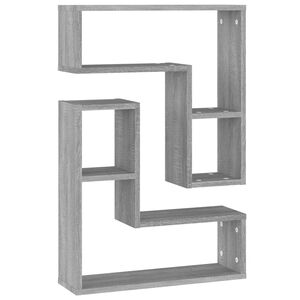 vidaXL v&aelig;ghylder 2 stk. 50x15x50 cm konstrueret tr&aelig; gr&aring; sonoma-eg