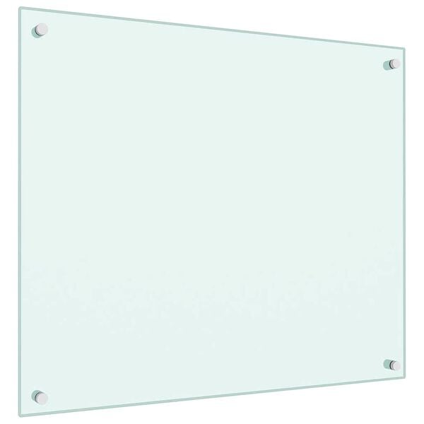 vidaXL st&aelig;nkplade 70x60 cm h&aelig;rdet glas m&aelig;lkeagtig