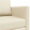 vidaXL Sovesofa 110cm Creme Stof