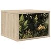 vidaXL V&aelig;gmonteret natbord RHENEN Sonoma-eg 36 x 33 x 25 cm