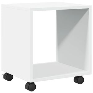 vidaXL rulleskab 37x33x42,5 cm konstrueret tr&aelig; hvid