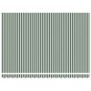 vidaXL Markise Stribet Gr&oslash;n og hvid 4,5 &times; 3 m Polyester og metal