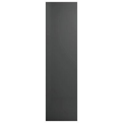 vidaXL bogreol/tv-bord 36x30x114 cm konstrueret træ grå højglans
