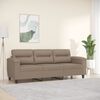 vidaXL 3-personers sofa 180 cm kunstl&aelig;der cappuccino