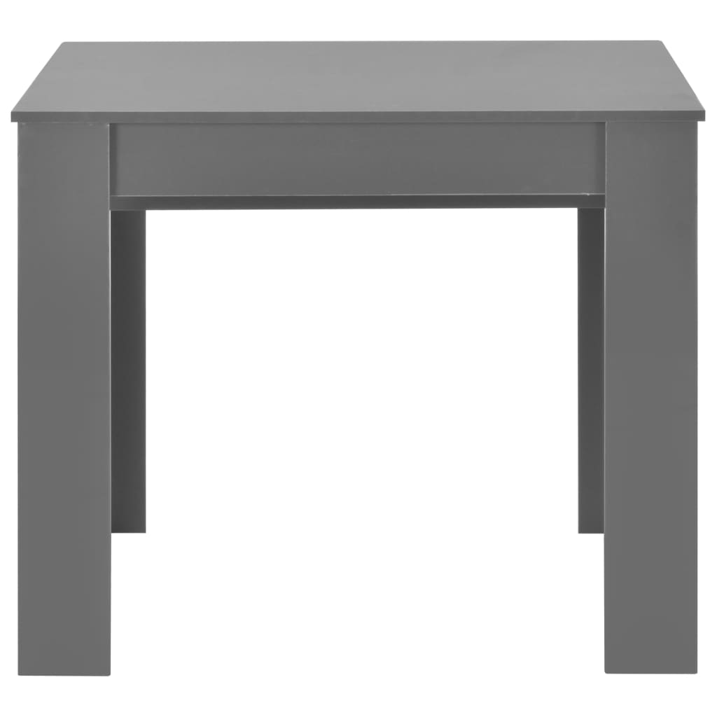 vidaXL udvideligt spisebord 175 x 90 x 75 cm grå højglans