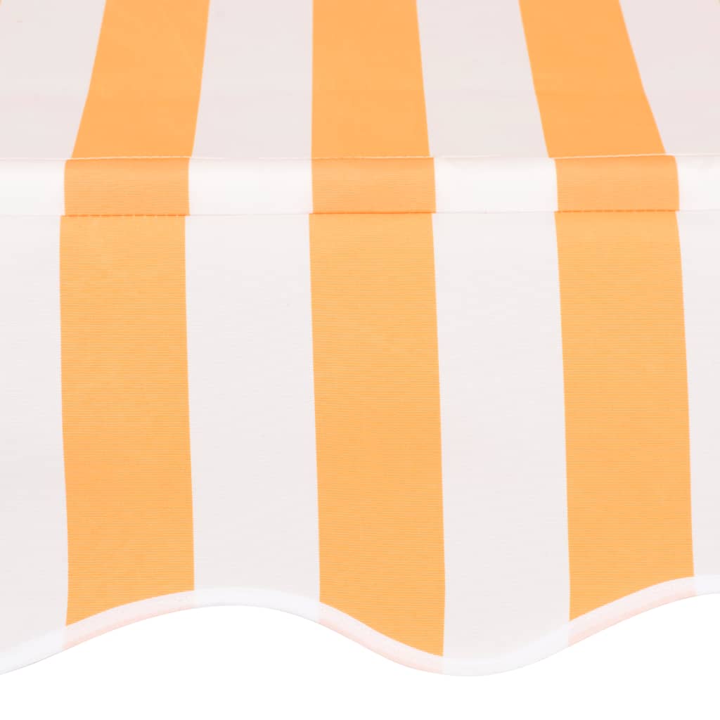 vidaXL foldemarkise manuel betjening 100 cm striber orange og hvid