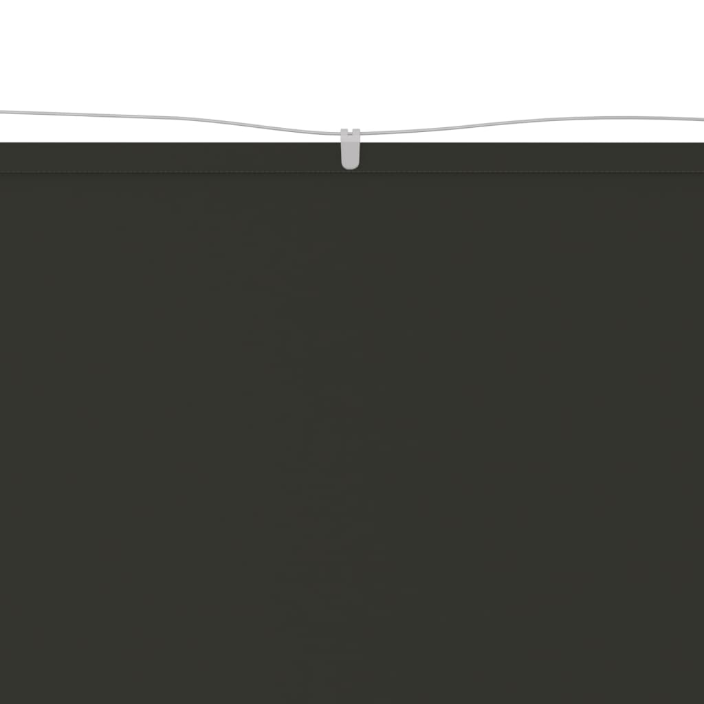 vidaXL lodret markise 200x420 cm oxfordstof antracitgrå