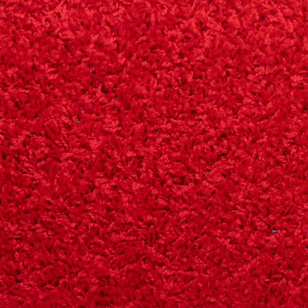 vidaXL trappemåtter 5 stk. 65x21x4 cm rød