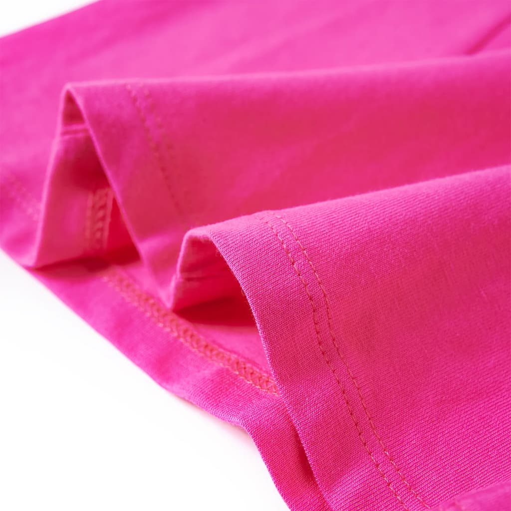 Langærmet T-shirt til børn str. 92 cm pink