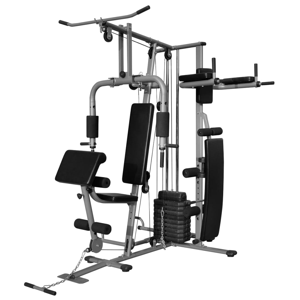 vidaXL multifunktionelt home gym 65 kg