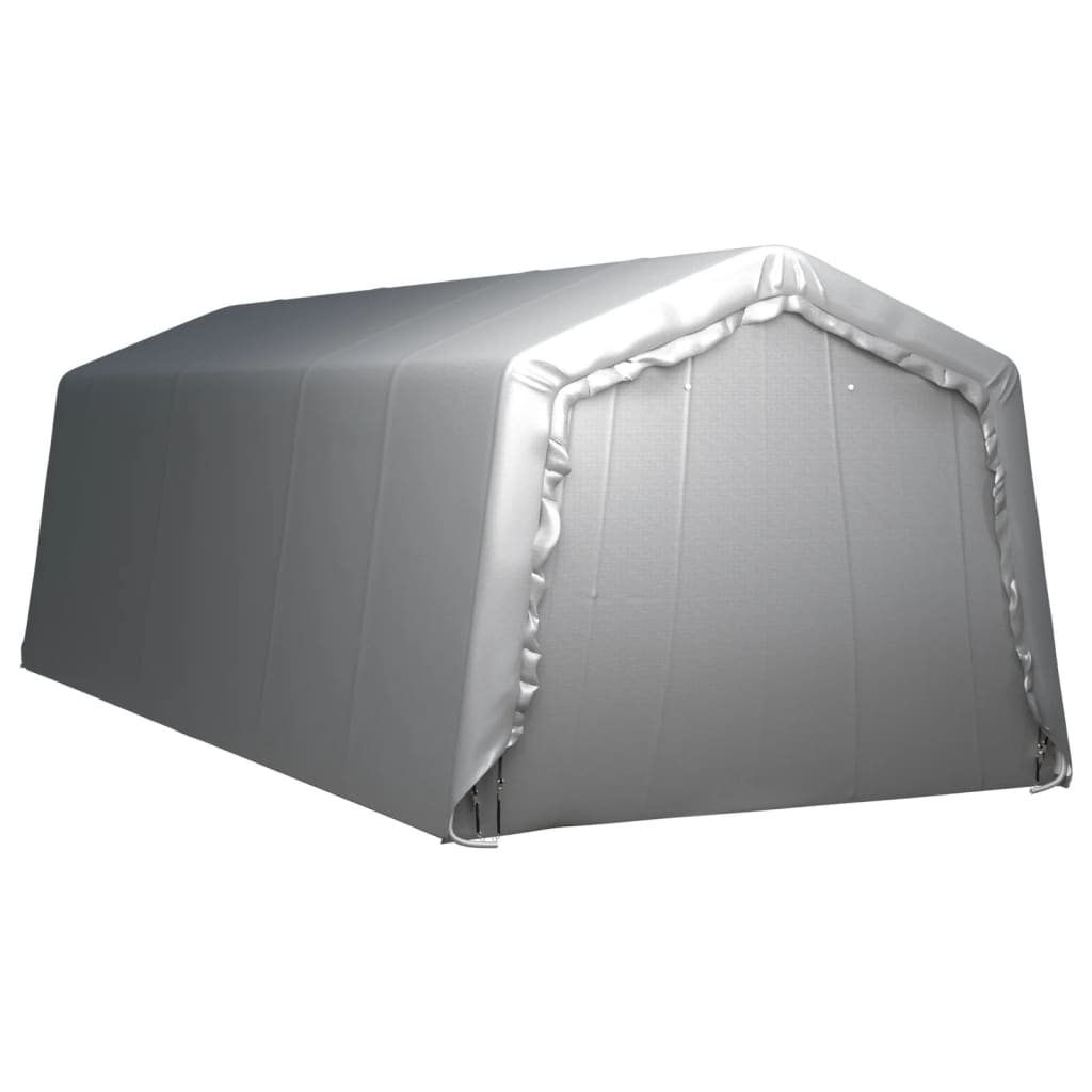 vidaXL opbevaringstelt 300x750 cm stål grå