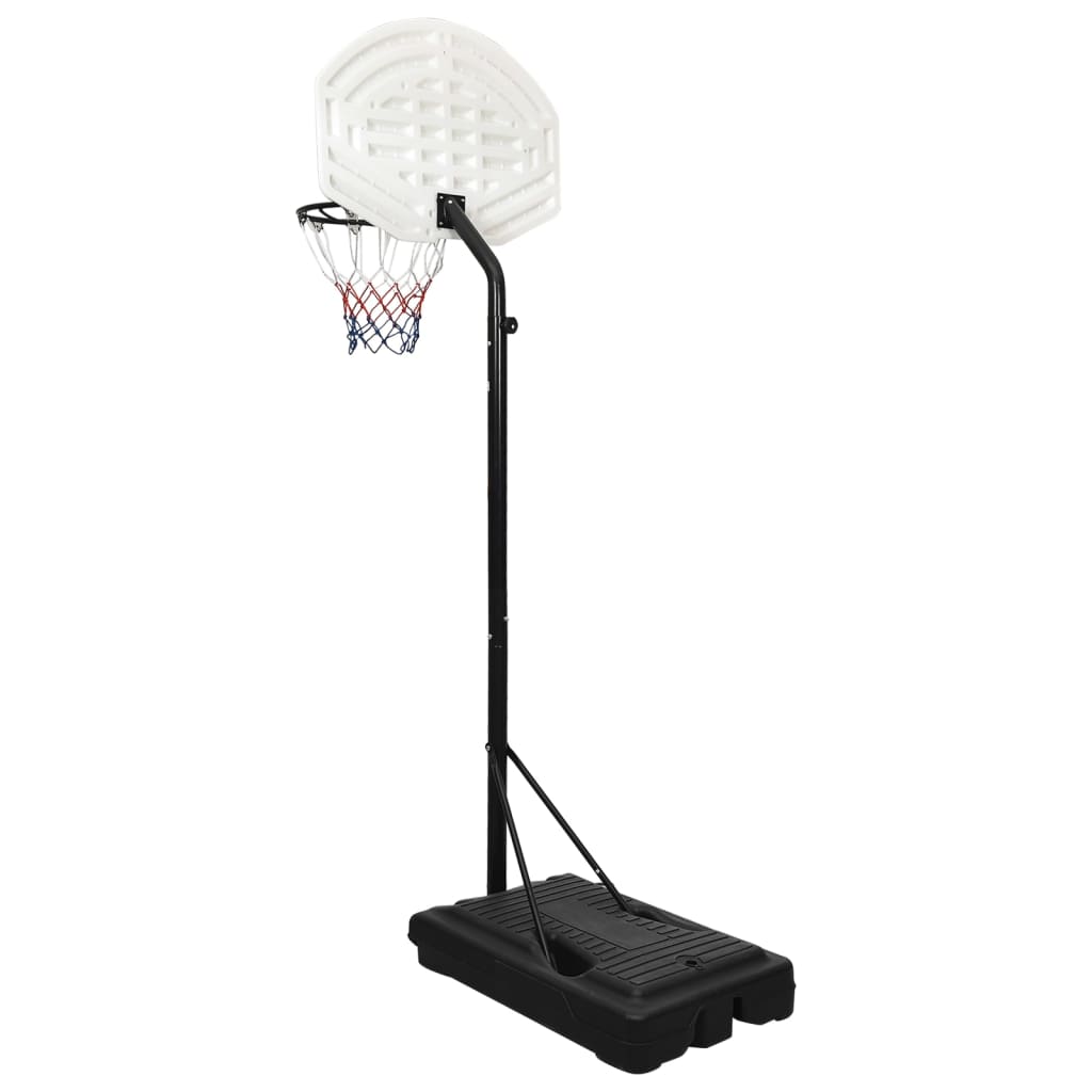 vidaXL basketballstativ 237-307 cm polyethylen hvid