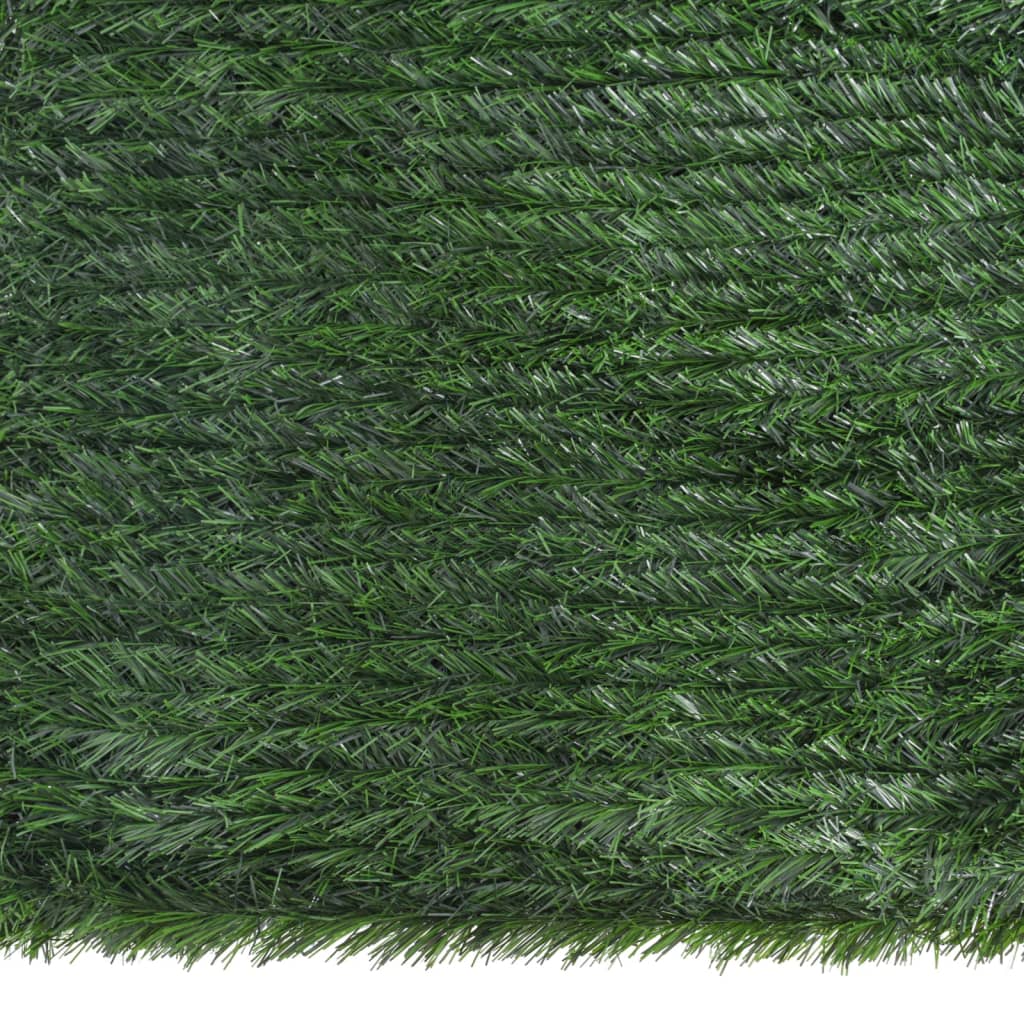 vidaXL hegn med kunstgræs 1x10 m grøn