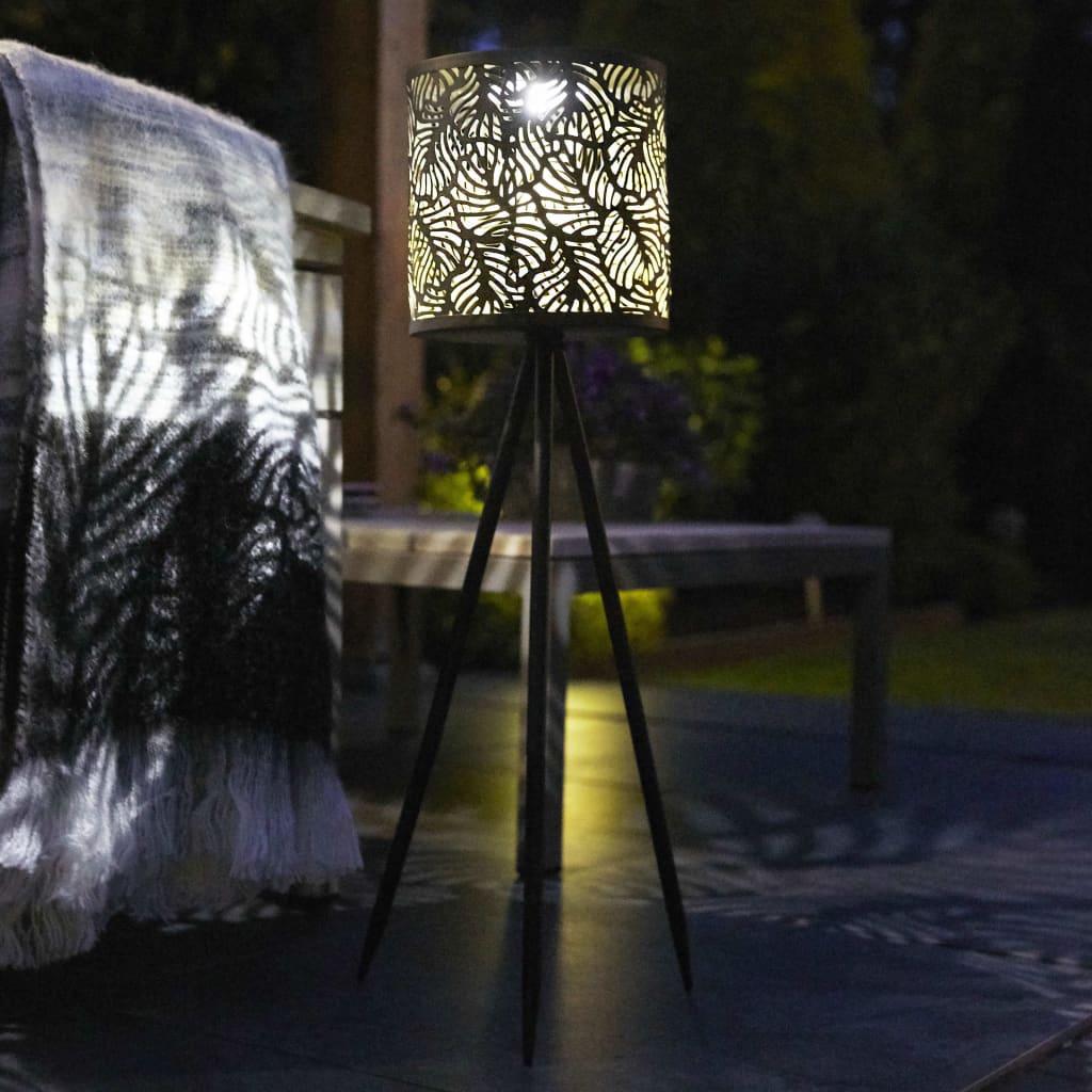 Luxform soldrevet LED-havelampe på trefod Forest