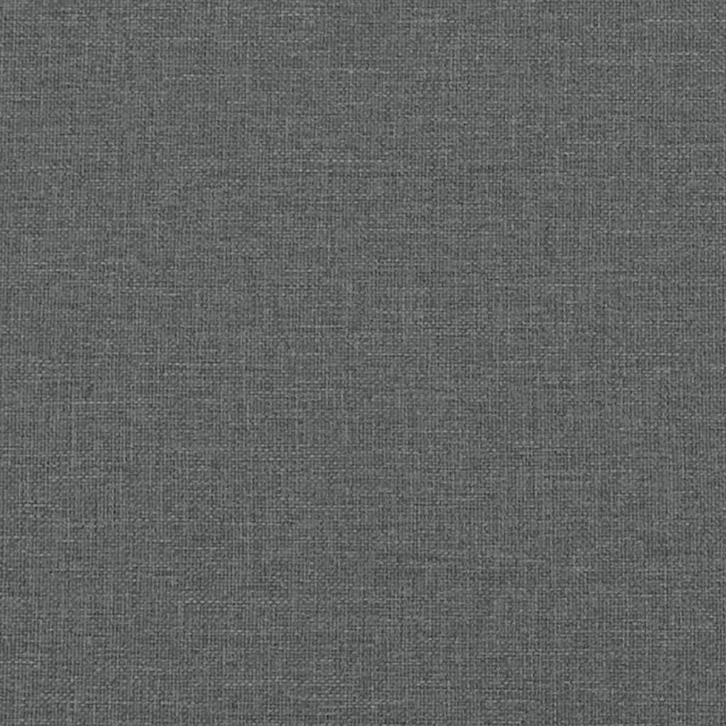 vidaXL L-formet sovesofa 260x140x70 cm stof mørkegrå