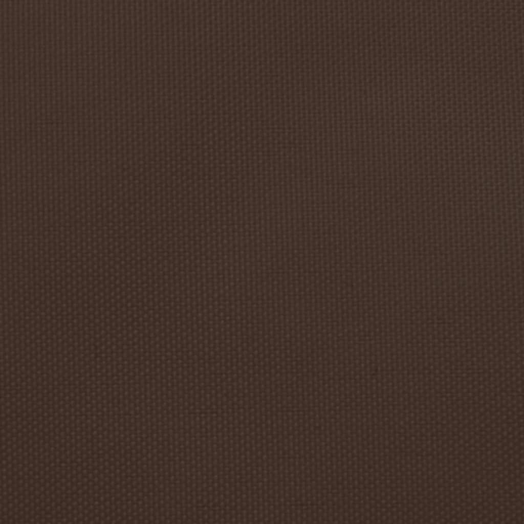 vidaXL solsejl 4,5x4,5 m firkantet oxfordstof brun