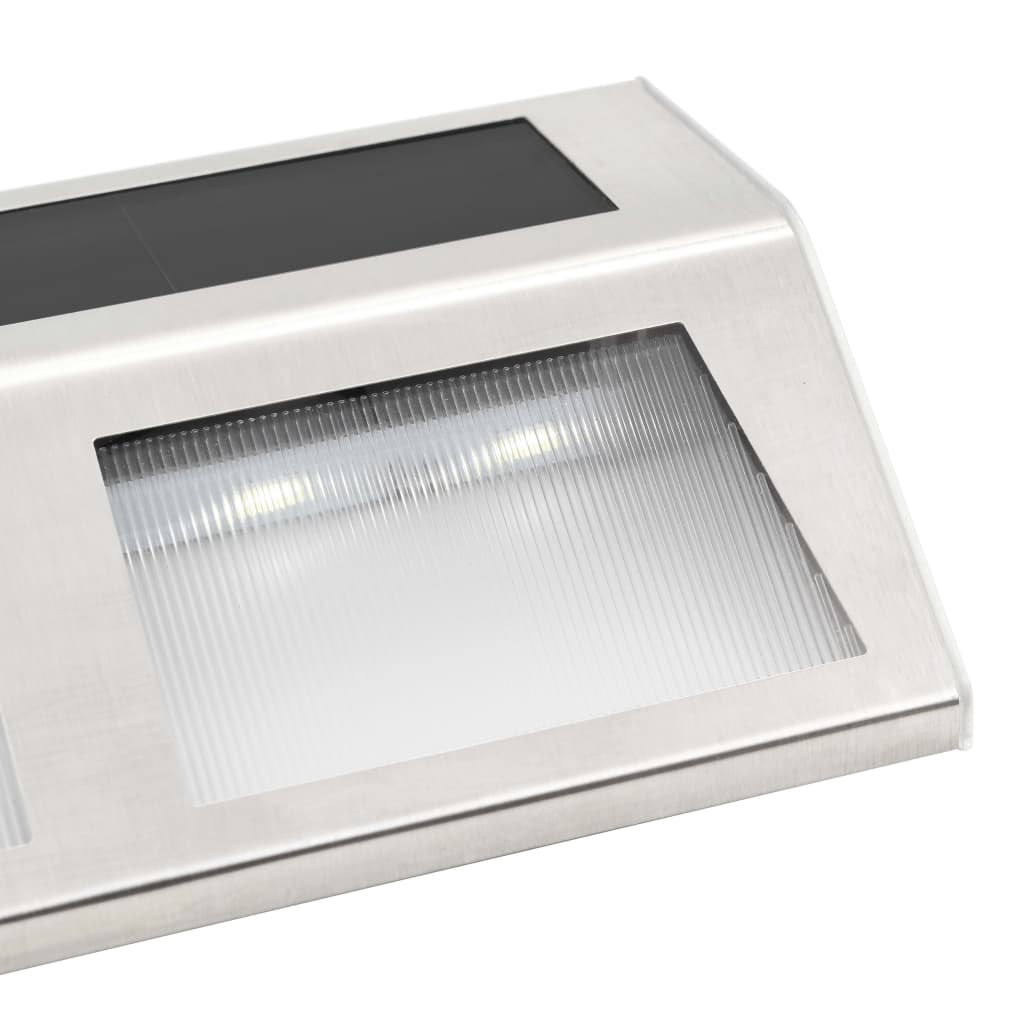 vidaXL soldrevne LED-lamper 4 stk. varmt hvidt lys