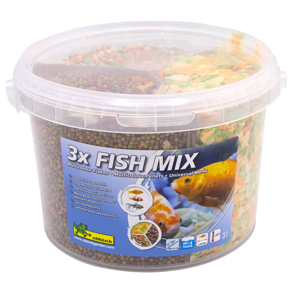 Ubbink fiskefoder Multi-Mix Fish Mix 3 l