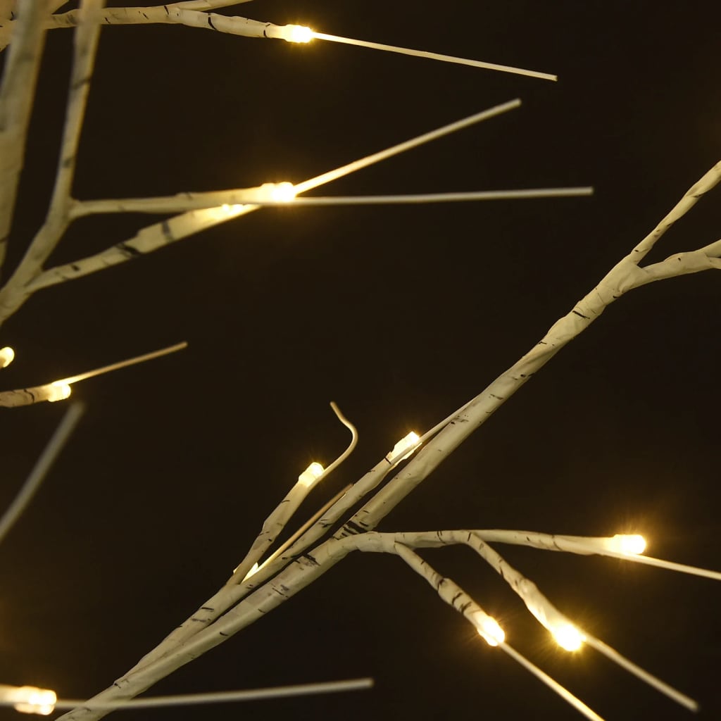 vidaXL lystræ 140 LED'er 1,5 m indendørs/udendørs pil varmt hvidt lys