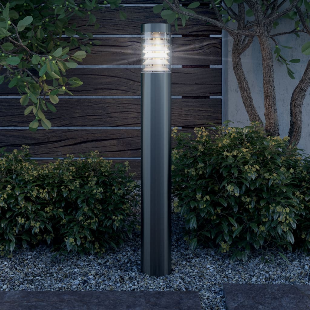 vidaXL udendørs havelampe stående rustfrit stål